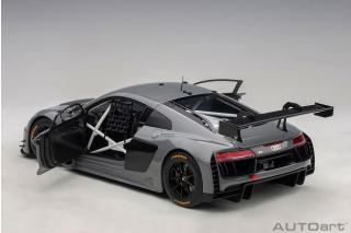 Audi R8 LMS Plain Body Version 2018 (nardo grey) (composite model/2 door openings) AUTOart 1:18