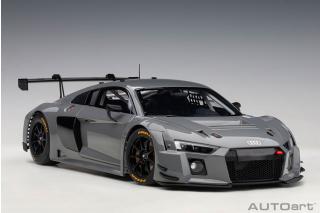 Audi R8 LMS Plain Body Version 2018 (nardo grey) (composite model/2 door openings) AUTOart 1:18