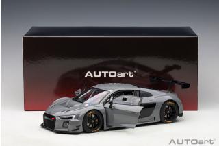 Audi R8 LMS Plain Body Version 2018 (nardo grey) (composite model/2 door openings) AUTOart 1:18