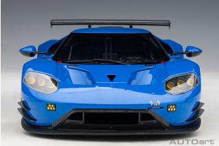 Ford GT LM Plain Body Version 2018 (lightning blue) (composite model/full openings) AUTOart 1:18