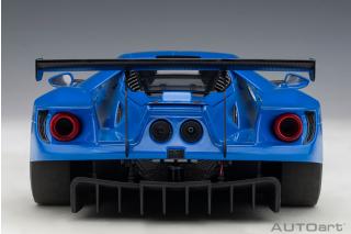 Ford GT LM Plain Body Version 2018 (lightning blue) (composite model/full openings) AUTOart 1:18