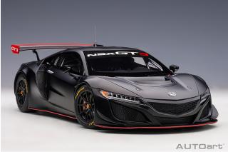 Honda NSX GT3 2018 matt black sealed body AutoArt 1:18