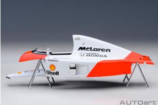 McLAREN HONDA MP4/6 1991 A.SENNA #1 (WITH McLAREN LOGO) AUTOart 1:18 Composite