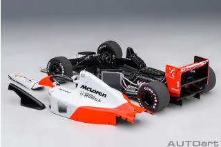 McLAREN HONDA MP4/6 1991 A.SENNA #1 (WITH McLAREN LOGO) AUTOart 1:18 Composite