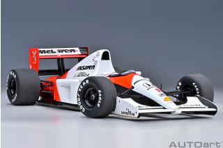 McLAREN HONDA MP4/6 1991 A.SENNA #1 (WITH McLAREN LOGO) AUTOart 1:18 Composite