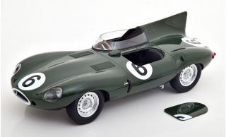 Jaguar D-Type Longnose Sieger 24h Le Mans 1955 Hawthorn/Bueb mit abnhembarer Haube auf der Beifahrerseite cmr