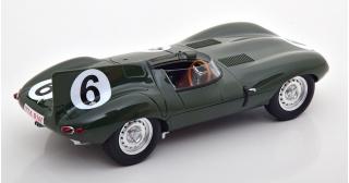 Jaguar D-Type Longnose Sieger 24h Le Mans 1955 Hawthorn/Bueb mit abnhembarer Haube auf der Beifahrerseite cmr