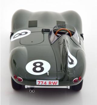 Jaguar D-Type Longnose No.8, 24h Le Mans 1955 Beauman/Dewis CMR 1:18 Metallmodell (Motorhaube... nicht zu öffnen!)