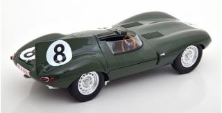 Jaguar D-Type Longnose No.8, 24h Le Mans 1955 Beauman/Dewis CMR 1:18 Metallmodell (Motorhaube... nicht zu öffnen!)