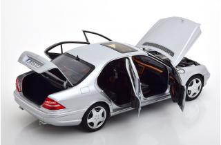 Mercedes S55 AMG W220 2000 silber Limited Edition 500 pcs. Norev 1:18 Metallmodell