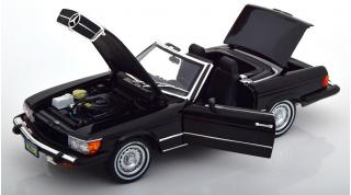 Mercedes 450SL R107 US-Version American Gigolo 1979 schwarz Limited Edition 1000 pcs. Norev 1:18 Metallmodell