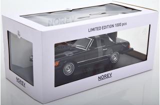 Mercedes 450SL R107 US-Version American Gigolo 1979 schwarz Limited Edition 1000 pcs. Norev 1:18 Metallmodell