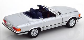 Mercedes 380SL R107 1985 silber Limited Edition 500 pcs.  Norev 1:18 Metallmodell