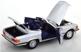 Mercedes 380SL R107 1985 silber Limited Edition 500 pcs.  Norev 1:18 Metallmodell