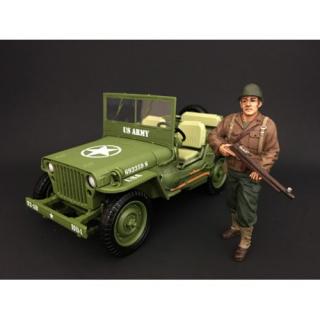 Figur \"WWII US Army Figure -II\" American Diorama 1:18 (Auto nicht enthalten!)