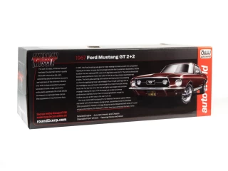 Ford Mustang 2+2 GT 1967 burgundy American Muscle Auto World 1:18