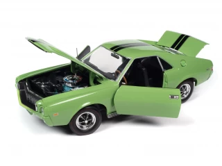 AMC AMX Hardtop 1969 Big Bad Lime Green American Muscle Auto World 1:18