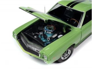 AMC AMX Hardtop 1969 Big Bad Lime Green American Muscle Auto World 1:18