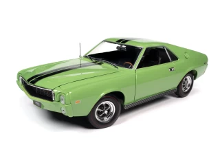 AMC AMX Hardtop 1969 Big Bad Lime Green American Muscle Auto World 1:18