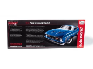 Ford Mustang Mach Grabber Blue  1972  Auto World 1:18