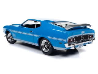 Ford Mustang Mach Grabber Blue  1972  Auto World 1:18