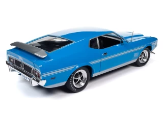 Ford Mustang Mach Grabber Blue  1972  Auto World 1:18