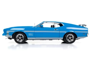 Ford Mustang Mach Grabber Blue  1972  Auto World 1:18