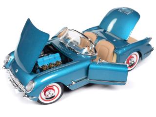 Chevrolet Corvette Convertible 1954  Pennant Blue Auto World 1:18