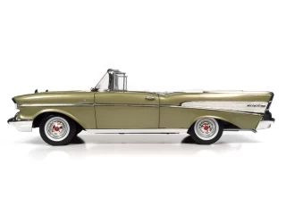 Chevrolet Bel Air Convertible 1957 Laurel Green Auto World 1:18