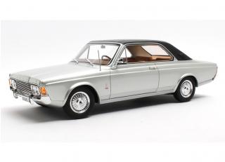 Ford Taunus P7B coupé silver metallic `69-`71 Cult Scale Models 1:18 Resinemodell (Türen, Motorhaube... nicht zu öffnen!)