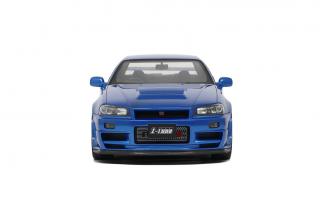 NISMO R34GT-R Z-tune BAYSIDE BLUE 2005 OttO mobile 1:12 Resinemodell (Türen, Motorhaube... nicht zu öffnen!)