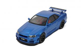 NISMO R34GT-R Z-tune BAYSIDE BLUE 2005 OttO mobile 1:12 Resinemodell (Türen, Motorhaube... nicht zu öffnen!)