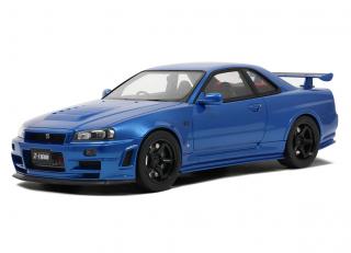 NISMO R34GT-R Z-tune BAYSIDE BLUE 2005 OttO mobile 1:12 Resinemodell (Türen, Motorhaube... nicht zu öffnen!)