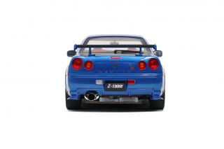 NISMO R34GT-R Z-tune BAYSIDE BLUE 2005 OttO mobile 1:12 Resinemodell (Türen, Motorhaube... nicht zu öffnen!)