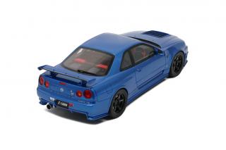 NISMO R34GT-R Z-tune BAYSIDE BLUE 2005 OttO mobile 1:12 Resinemodell (Türen, Motorhaube... nicht zu öffnen!)