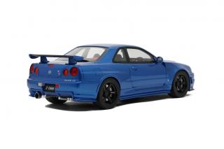 NISMO R34GT-R Z-tune BAYSIDE BLUE 2005 OttO mobile 1:12 Resinemodell (Türen, Motorhaube... nicht zu öffnen!)