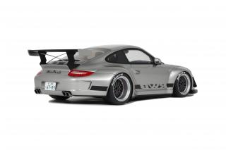 RWB ABU SILVER 2024 GT Spirit 1:18 Resinemodell (Türen, Motorhaube... nicht zu öffnen!)