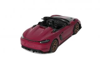 PORSCHE 718 SPYDER RS WP PINK 2023 GT Spirit 1:18 Resinemodell (Türen, Motorhaube... nicht zu öffnen!)