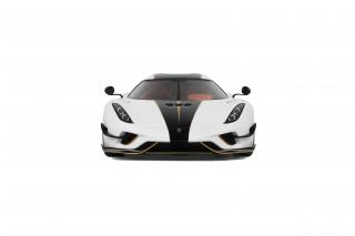 KOENIGSEGG REGERA RECORD WHITE 2023 GT Spirit 1:18 Resinemodell (Türen, Motorhaube... nicht zu öffnen!)