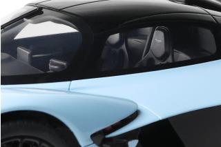 ASTON MARTIN VALKYRIE BLUE 2023 GT Spirit 1:18 Resinemodell (Türen, Motorhaube... nicht zu öffnen!)