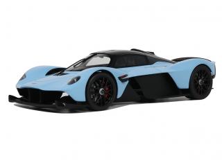 ASTON MARTIN VALKYRIE BLUE 2023 GT Spirit 1:18 Resinemodell (Türen, Motorhaube... nicht zu öffnen!)