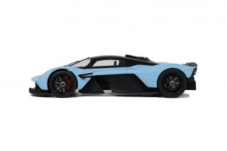 ASTON MARTIN VALKYRIE BLUE 2023 GT Spirit 1:18 Resinemodell (Türen, Motorhaube... nicht zu öffnen!)