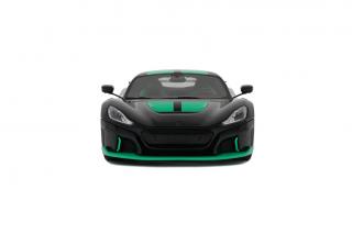 RIMAC NEVERA RECORD BLACK 2023 GT Spirit 1:18 Resinemodell (Türen, Motorhaube... nicht zu öffnen!)