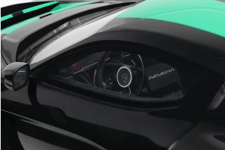 RIMAC NEVERA RECORD BLACK 2023 GT Spirit 1:18 Resinemodell (Türen, Motorhaube... nicht zu öffnen!)