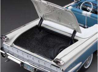 Oldsmobile “98” Open Convertible 1959  – Aqua Mist Metallic/ Polaris White SunStar Metallmodell 1:18