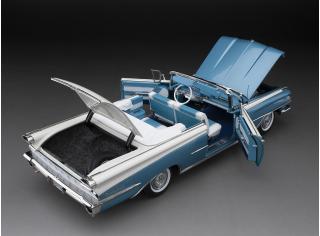 Oldsmobile “98” Open Convertible 1959  – Aqua Mist Metallic/ Polaris White SunStar Metallmodell 1:18