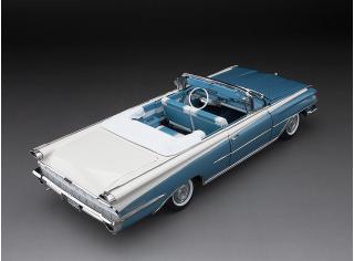 Oldsmobile “98” Open Convertible 1959  – Aqua Mist Metallic/ Polaris White SunStar Metallmodell 1:18