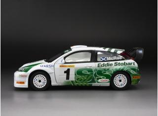 Ford Focus RS WRC ’03 – #1 Colin McRae – Pirelli International Rally 2005  3912 SunStar Metallmodell 1:18