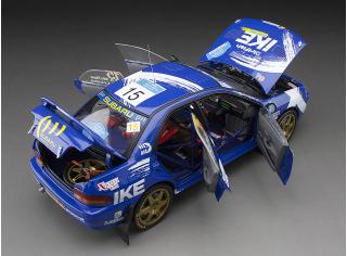 Subaru Impreza 555 – #15 Alister McRae/Stuart Loudon – Logiman Mythical Cars Rally 2023  SunStar 5529 Metallmodell 1:18