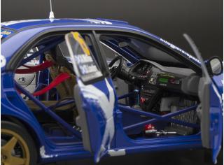 Subaru Impreza 555 – #15 Alister McRae/Stuart Loudon – Logiman Mythical Cars Rally 2023  SunStar 5529 Metallmodell 1:18